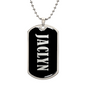 Jaclyn v02 - Luxury Dog Tag Necklace