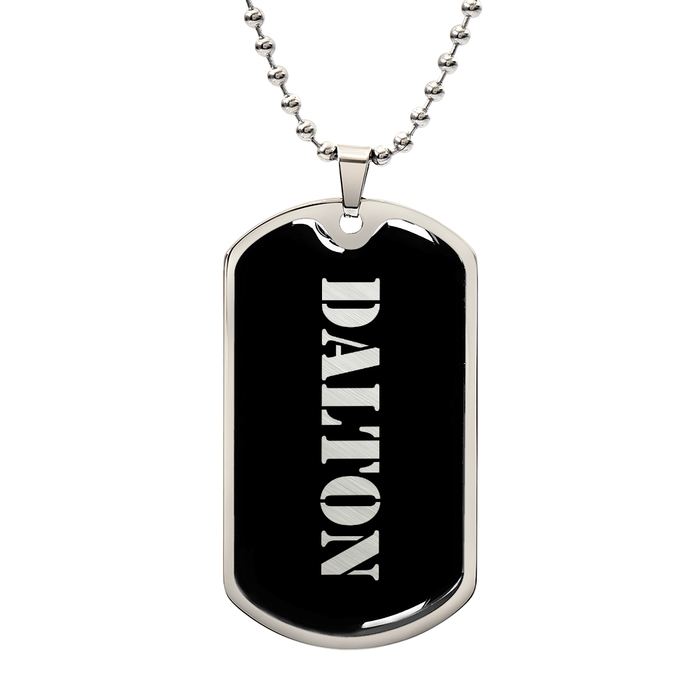 Dalton v2 - Luxury Dog Tag Necklace