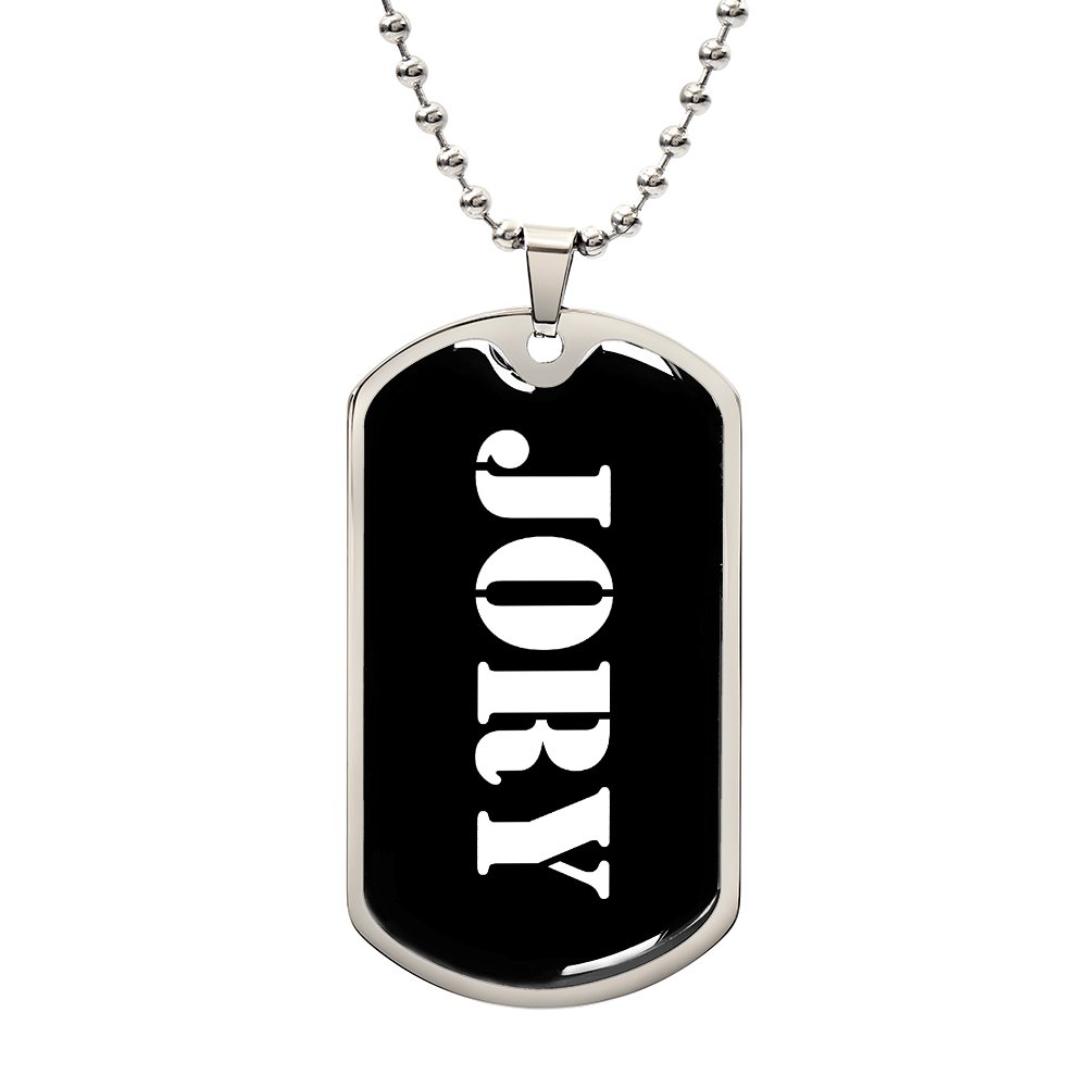 Jory v3 - Luxury Dog Tag Necklace