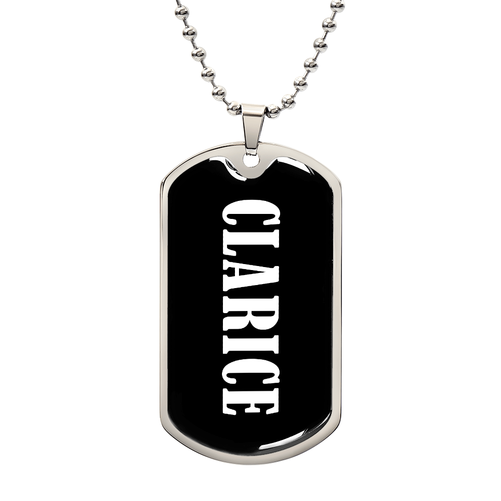 Clarice v03 - Luxury Dog Tag Necklace