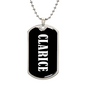 Clarice v03 - Luxury Dog Tag Necklace