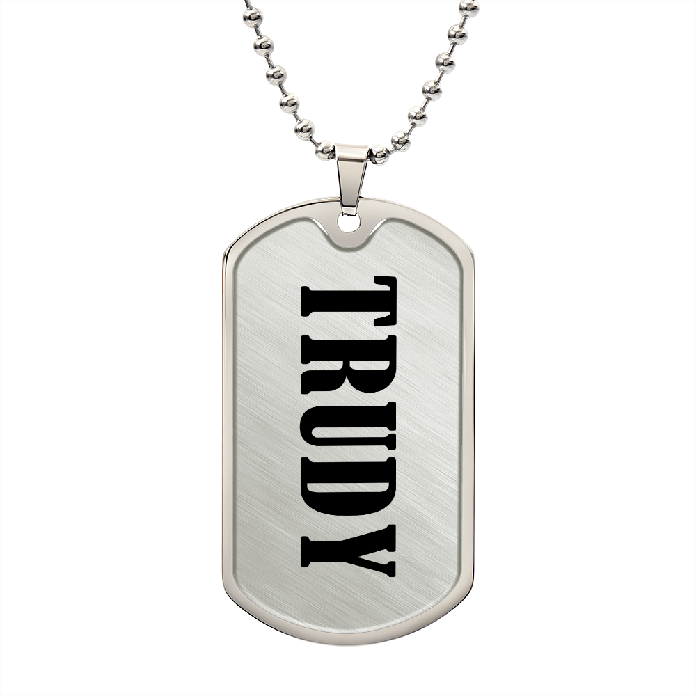 Trudy v01 - Luxury Dog Tag Necklace