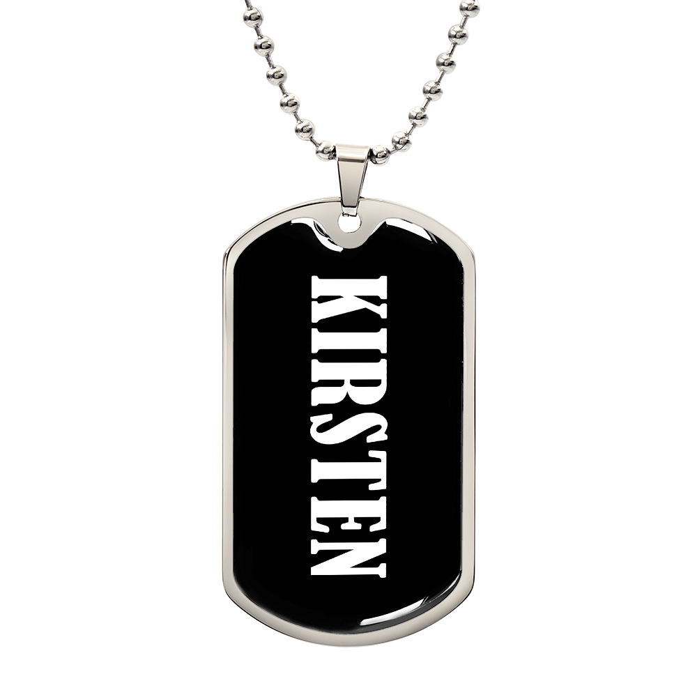 Kirsten v03 - Luxury Dog Tag Necklace