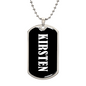 Kirsten v03 - Luxury Dog Tag Necklace