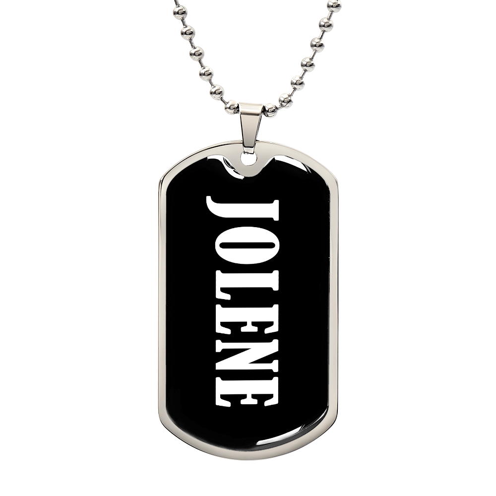 Jolene v03 - Luxury Dog Tag Necklace