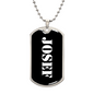 Josef v3 - Luxury Dog Tag Necklace