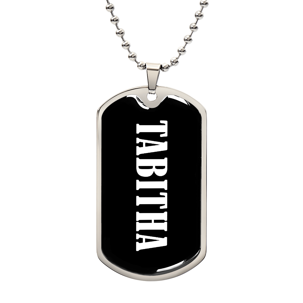 Tabitha v03 - Luxury Dog Tag Necklace