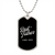 Best Father Since 2023 v3 - Luxury Dog Tag Necklace