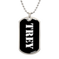 Trey v3 - Luxury Dog Tag Necklace