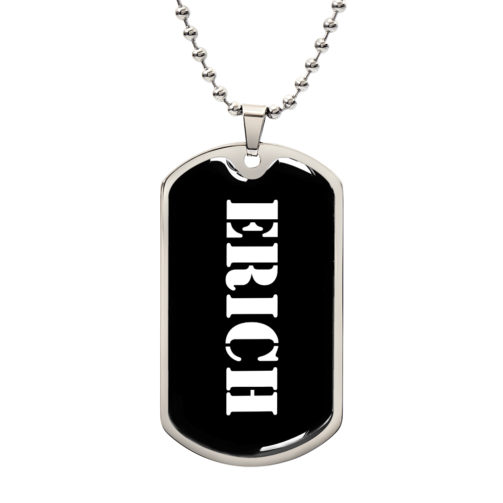 Erich v3 - Luxury Dog Tag Necklace
