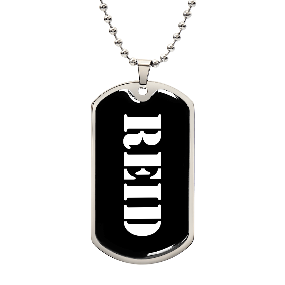 Reid v3 - Luxury Dog Tag Necklace