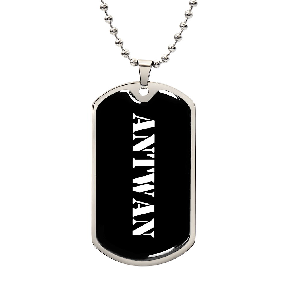 Antwan v3 - Luxury Dog Tag Necklace
