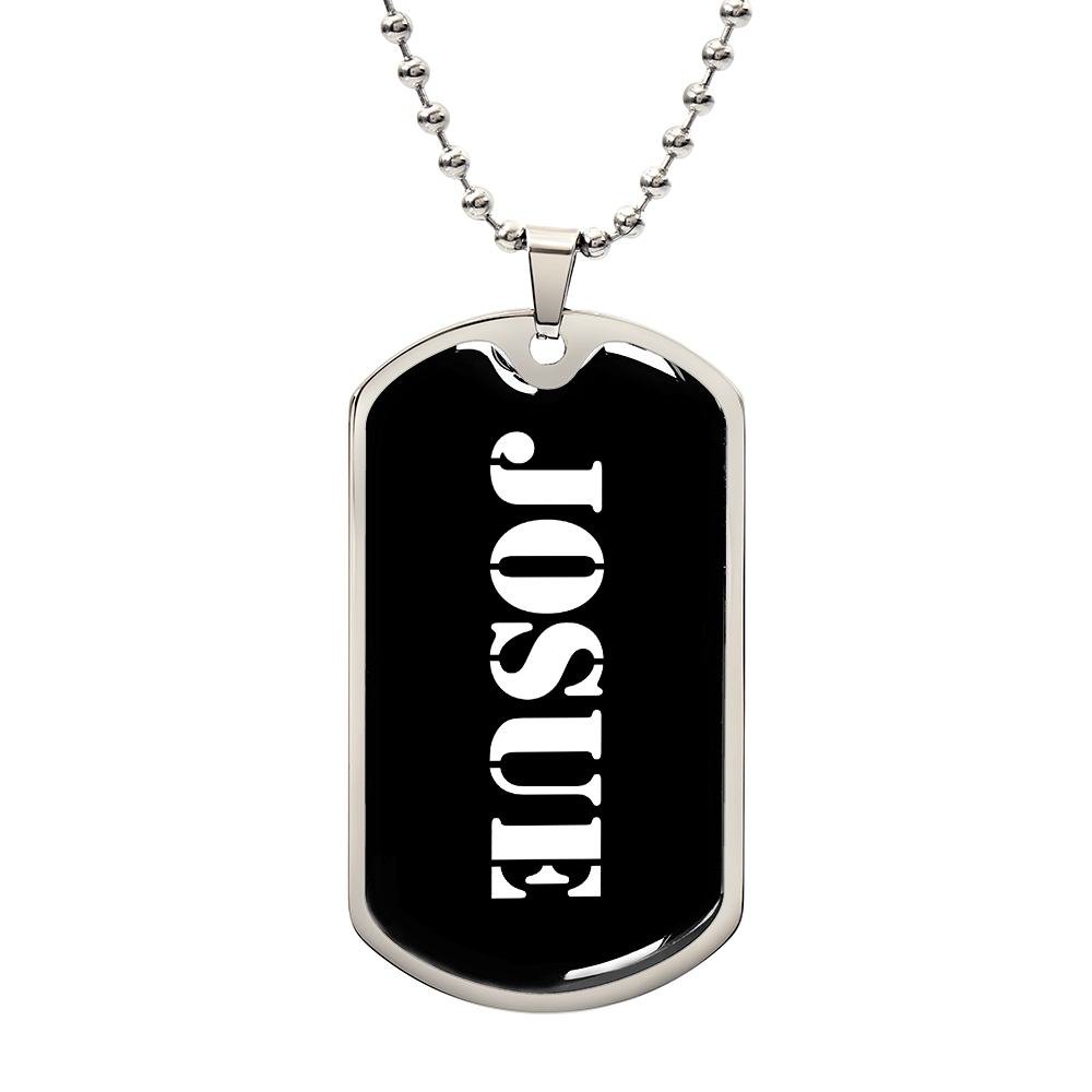 Josue v3 - Luxury Dog Tag Necklace