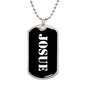 Josue v3 - Luxury Dog Tag Necklace