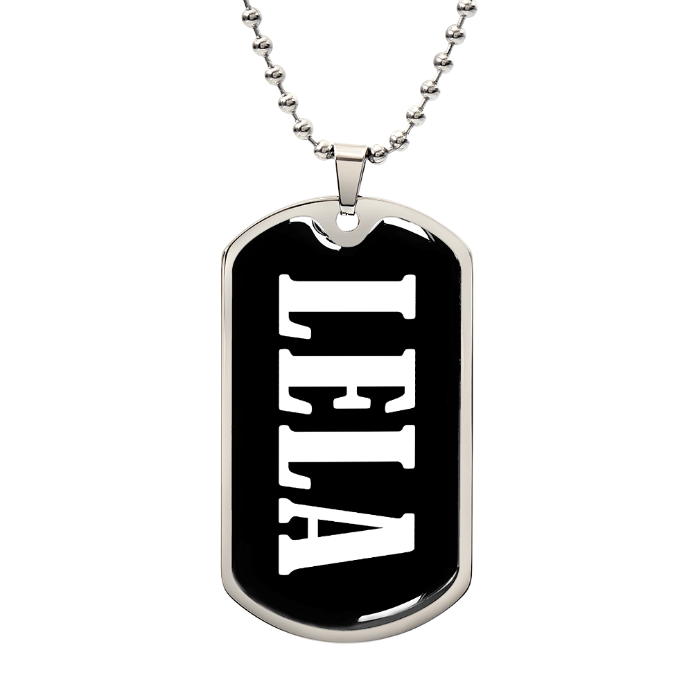 Lela v03 - Luxury Dog Tag Necklace