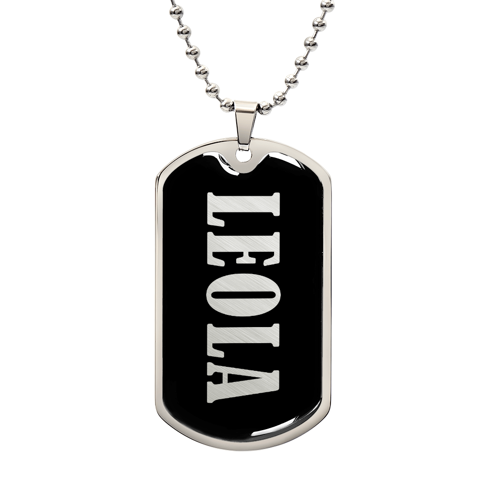 Leola v02 - Luxury Dog Tag Necklace