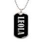 Leola v02 - Luxury Dog Tag Necklace