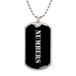 Numbers v2 - Luxury Dog Tag Necklace