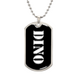 Dino v3 - Luxury Dog Tag Necklace