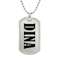 Dina v01 - Luxury Dog Tag Necklace