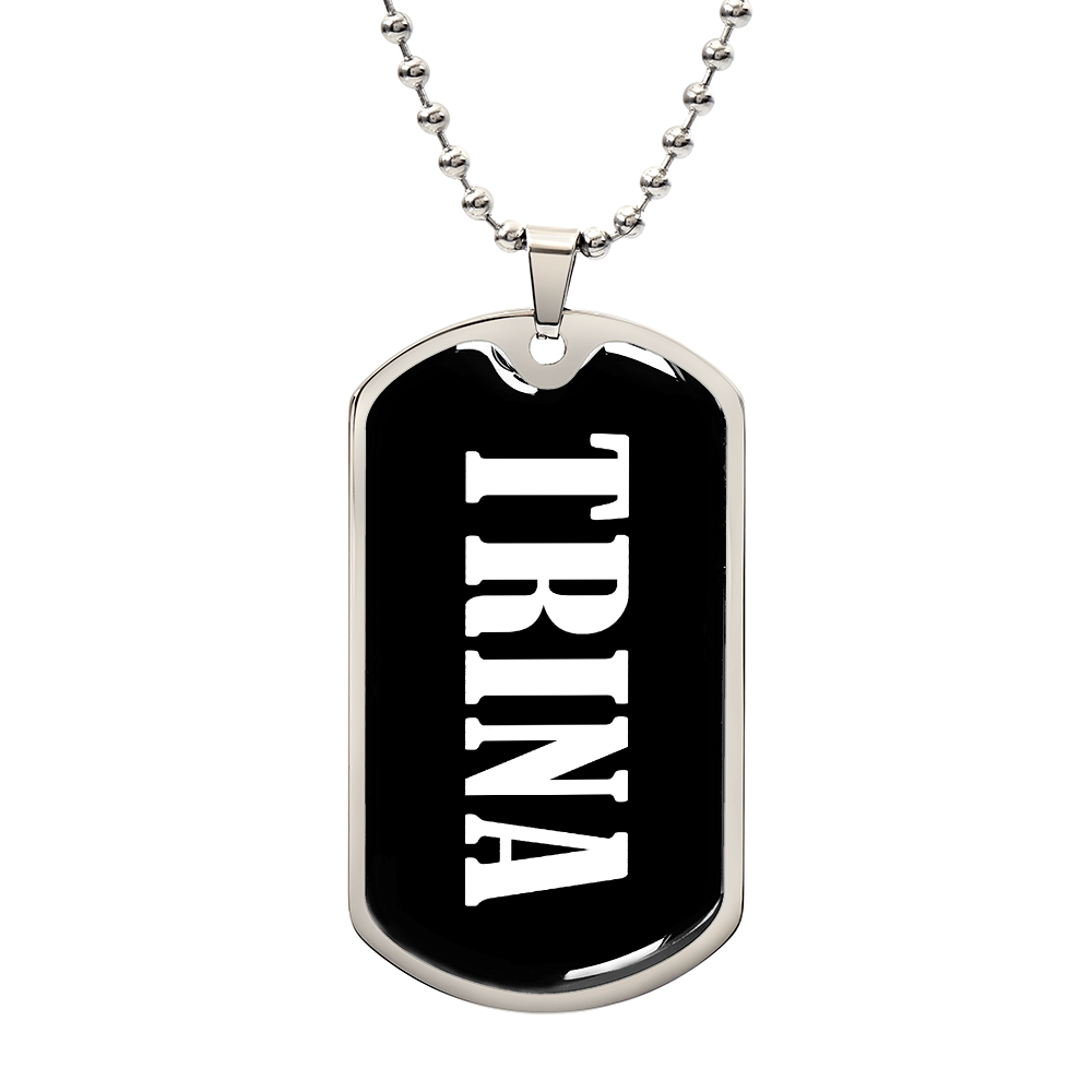 Trina v03 - Luxury Dog Tag Necklace