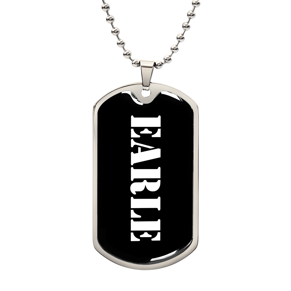 Earle v3 - Luxury Dog Tag Necklace