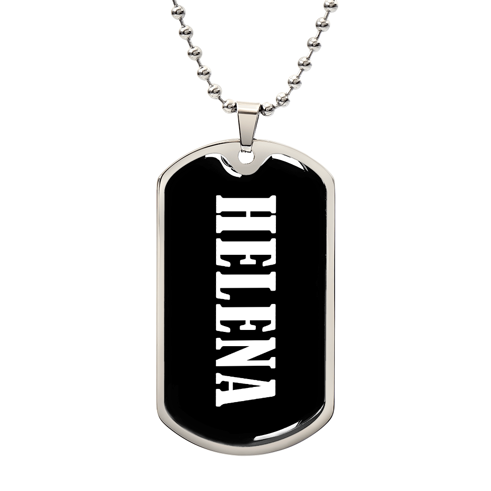 Helena v03 - Luxury Dog Tag Necklace