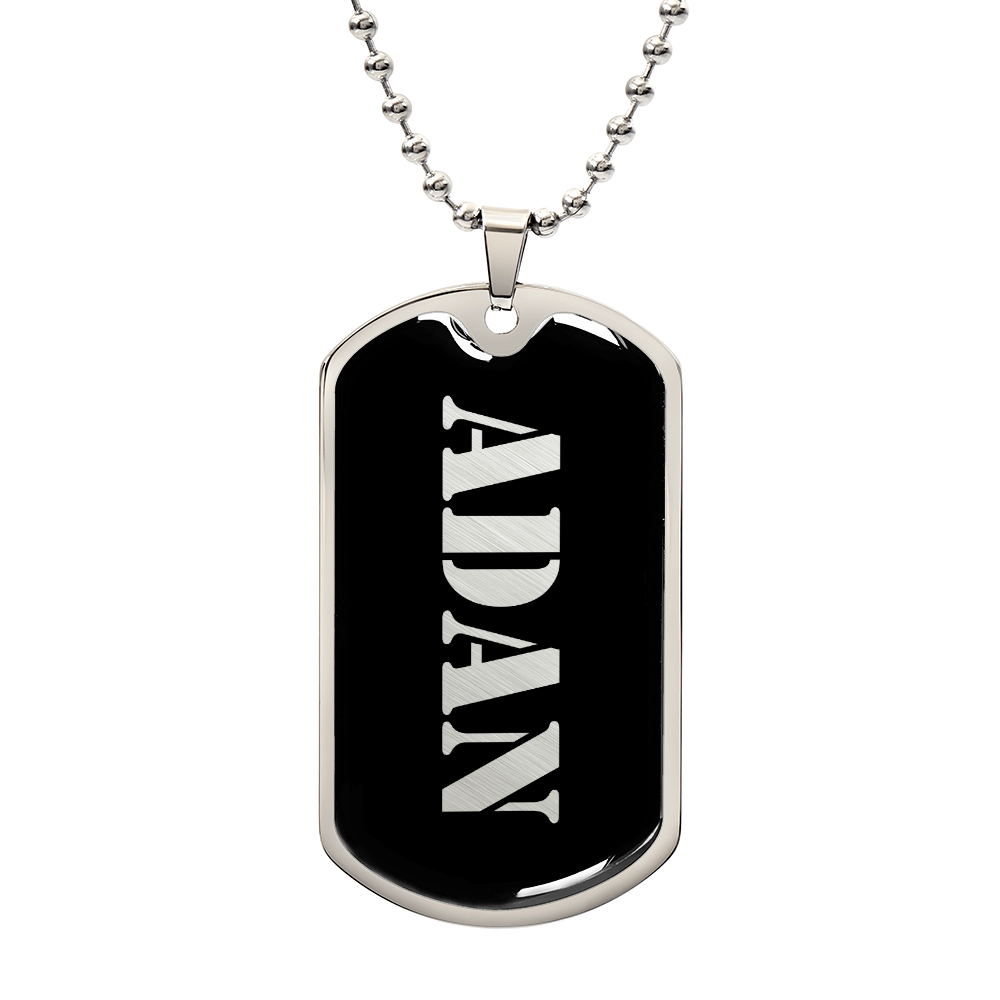 Adan v2 - Luxury Dog Tag Necklace