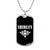 Shirley v03a - Luxury Dog Tag Necklace