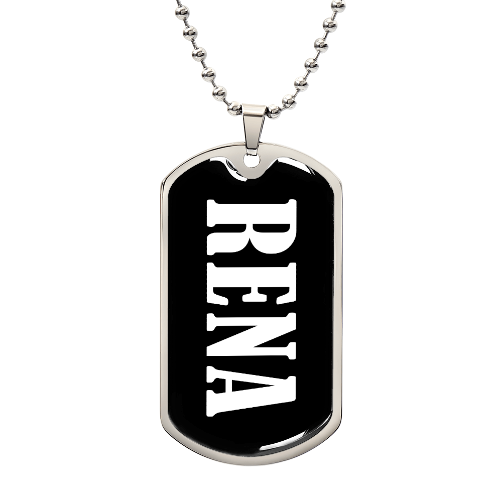 Rena v03 - Luxury Dog Tag Necklace