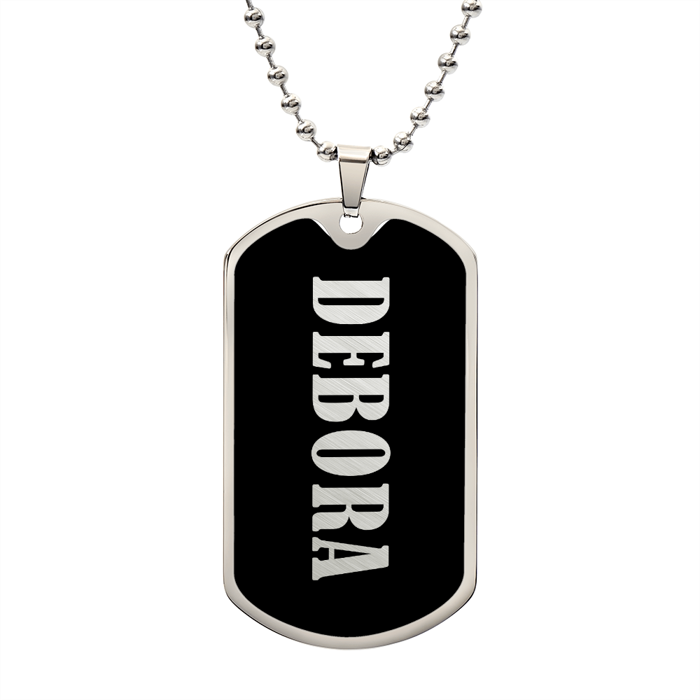 Debora v02 - Luxury Dog Tag Necklace