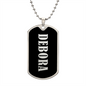 Debora v02 - Luxury Dog Tag Necklace