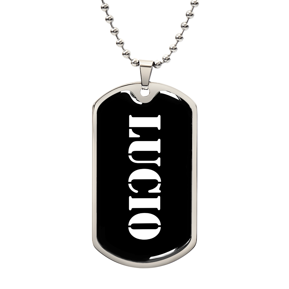 Lucio v3 - Luxury Dog Tag Necklace