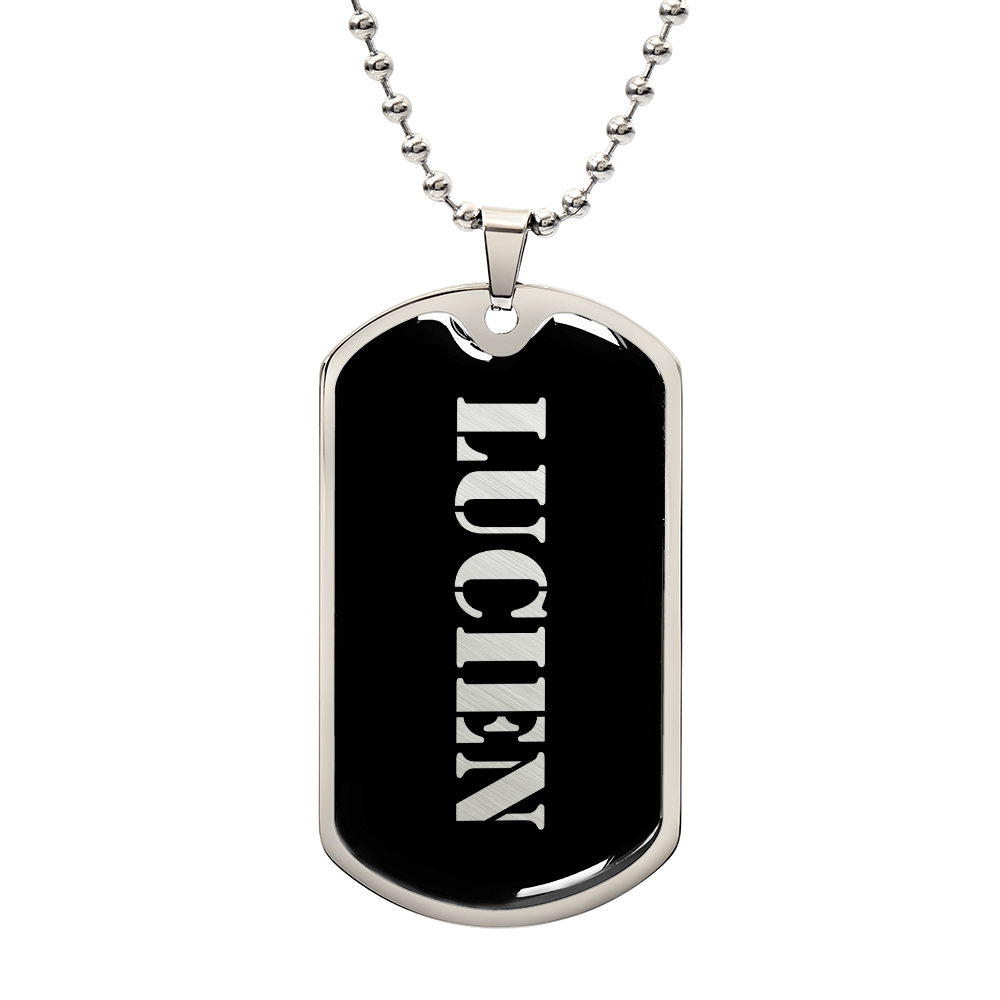 Lucien v2 - Luxury Dog Tag Necklace