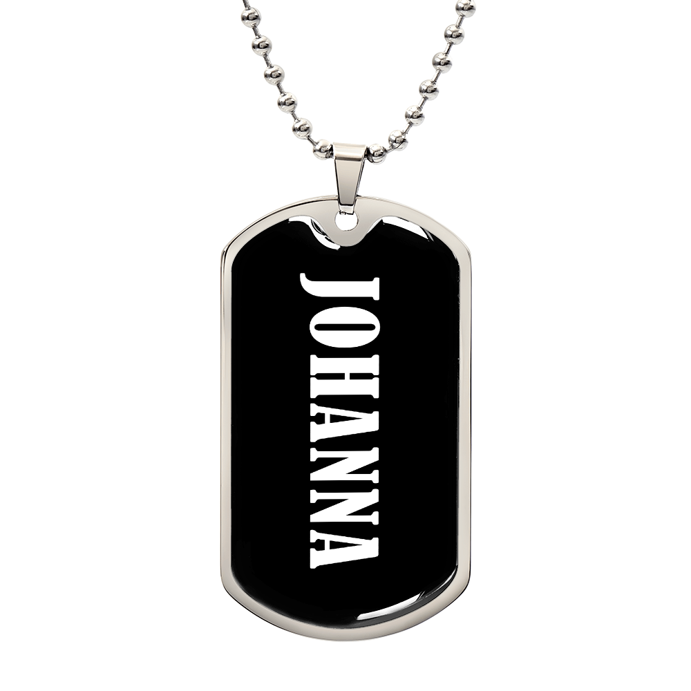 Johanna v03 - Luxury Dog Tag Necklace