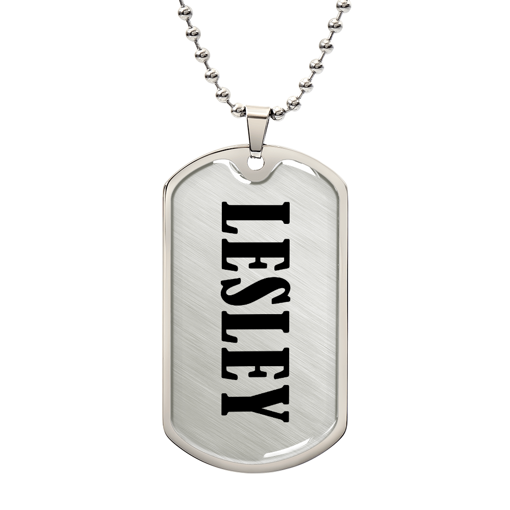 Lesley v01 - Luxury Dog Tag Necklace