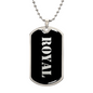 Royal v2 - Luxury Dog Tag Necklace