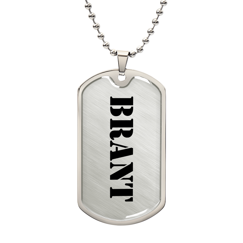 Brant - Luxury Dog Tag Necklace
