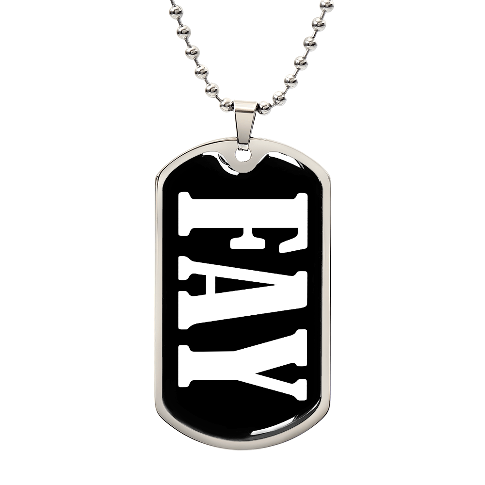Fay v03 - Luxury Dog Tag Necklace