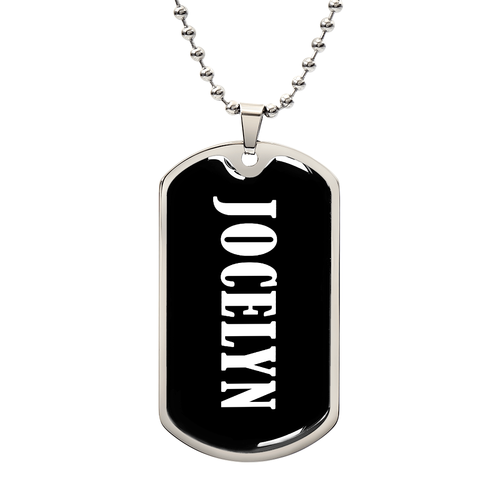Jocelyn v03 - Luxury Dog Tag Necklace