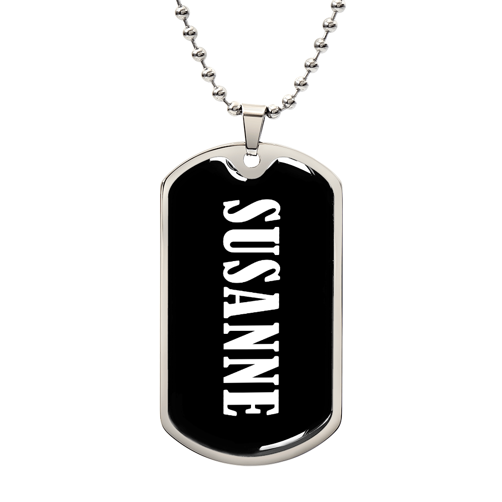 Susanne v03 - Luxury Dog Tag Necklace
