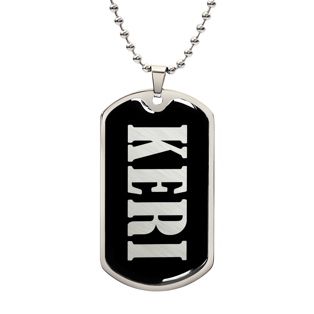 Keri v02 - Luxury Dog Tag Necklace