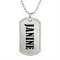 Janine v01 - Luxury Dog Tag Necklace