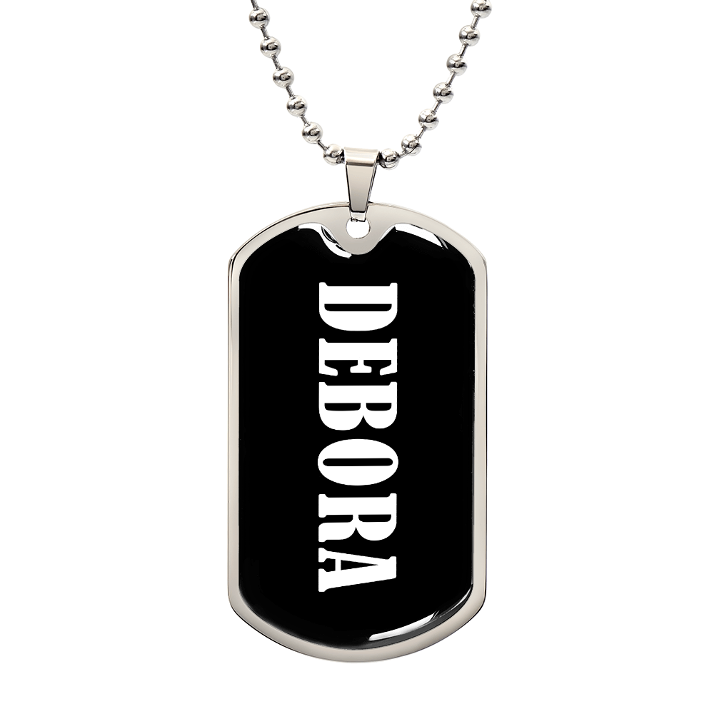 Debora v03 - Luxury Dog Tag Necklace