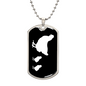 Mama Chicken With 2 Chicks v3 - Luxury Dog Tag Necklace