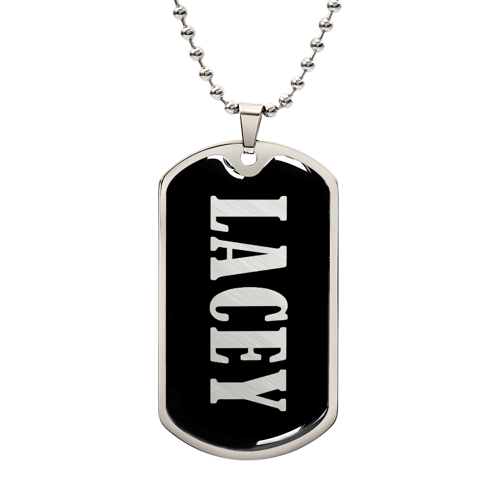 Lacey v02 - Luxury Dog Tag Necklace