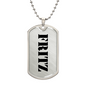 Fritz - Luxury Dog Tag Necklace