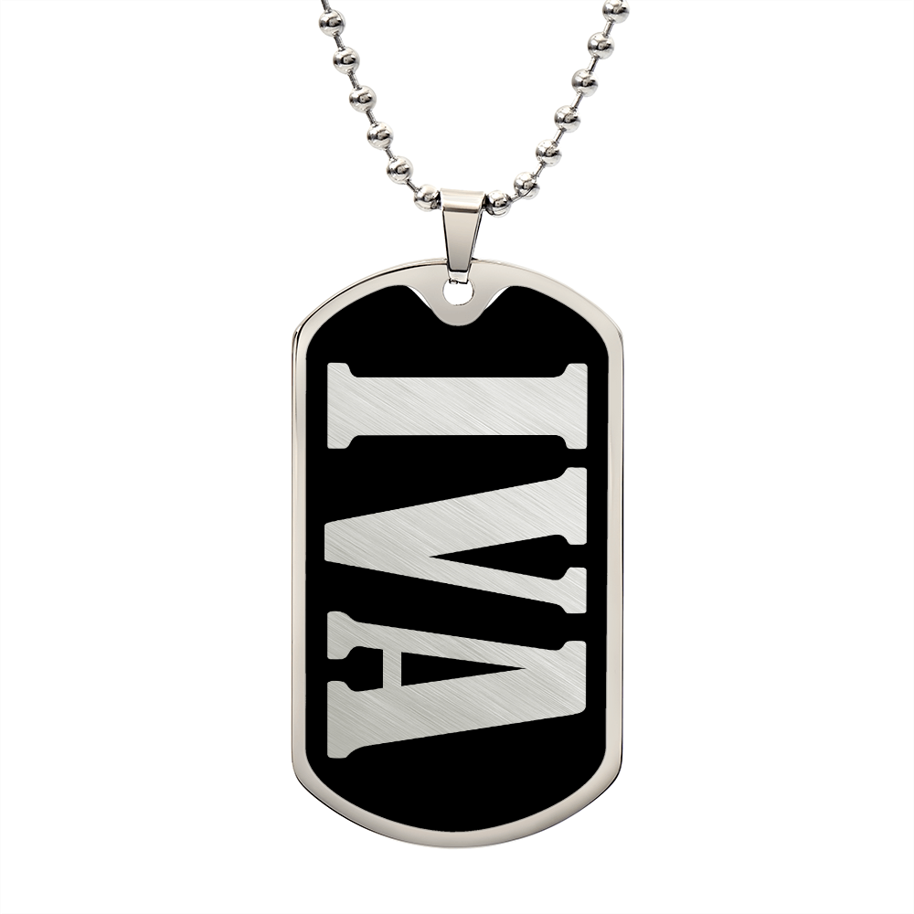Iva v02 - Luxury Dog Tag Necklace