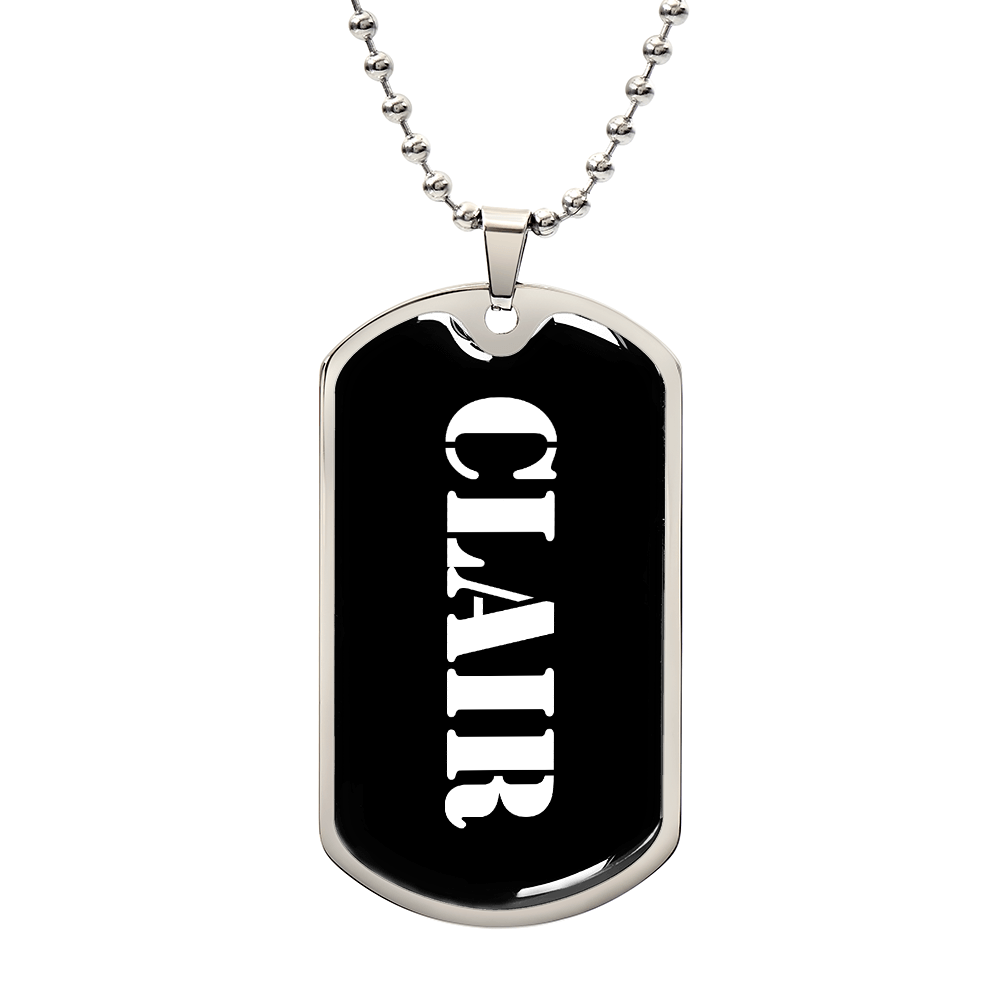 Clair v3 - Luxury Dog Tag Necklace