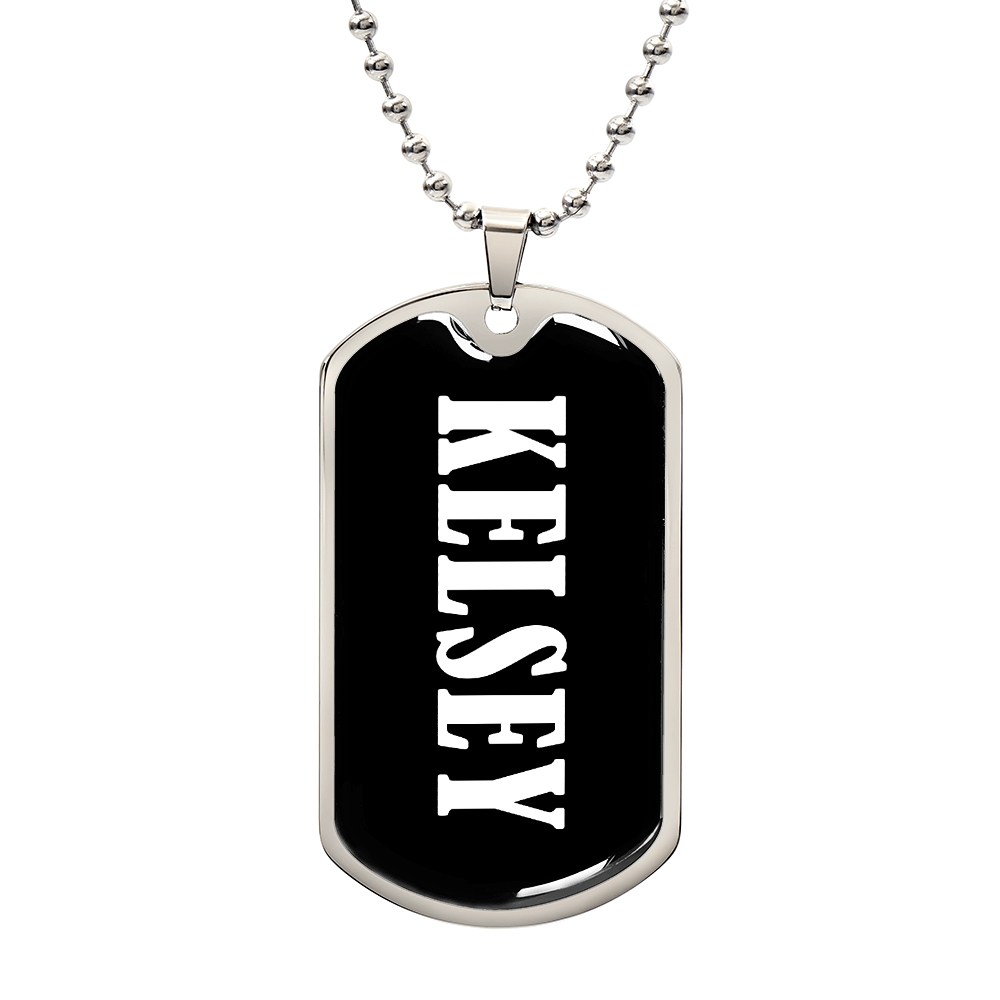 Kelsey v03 - Luxury Dog Tag Necklace